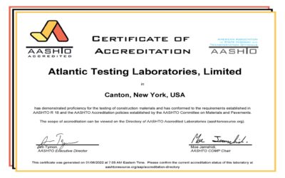 ATL Receives Accreditation for ASTM C457 Air Void Analysis