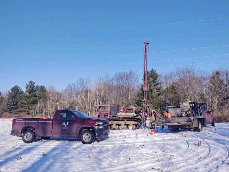 Geotech Drilling for Power Lines
