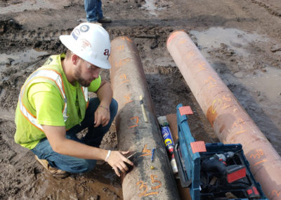 Dynamic Pile Testing for Oneida WWTP