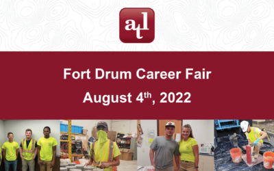 ATL is Attending the Fort Drum Career Fair August 4th