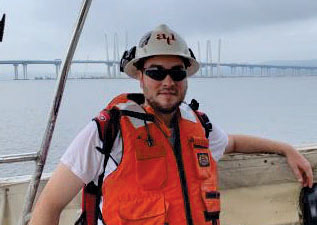 Emmett Dwyer at Tappan Zee Bridge