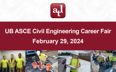 ATL is Attending the University at Buffalo ASCE Civil Engineering Career Fair February 29th