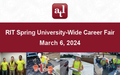 ATL is Attending the RIT Spring 2024 University-wide Career Fair March 6th