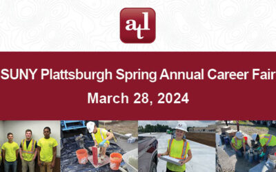 ATL is Attending the SUNY Plattsburgh Spring Annual Career Fair March 28th