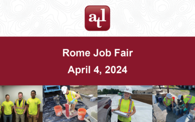 ATL is Attending the Rome Job Fair April 4th